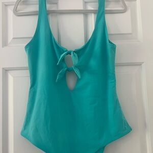 Mara Hoffman Blue Bodysuit One Piece